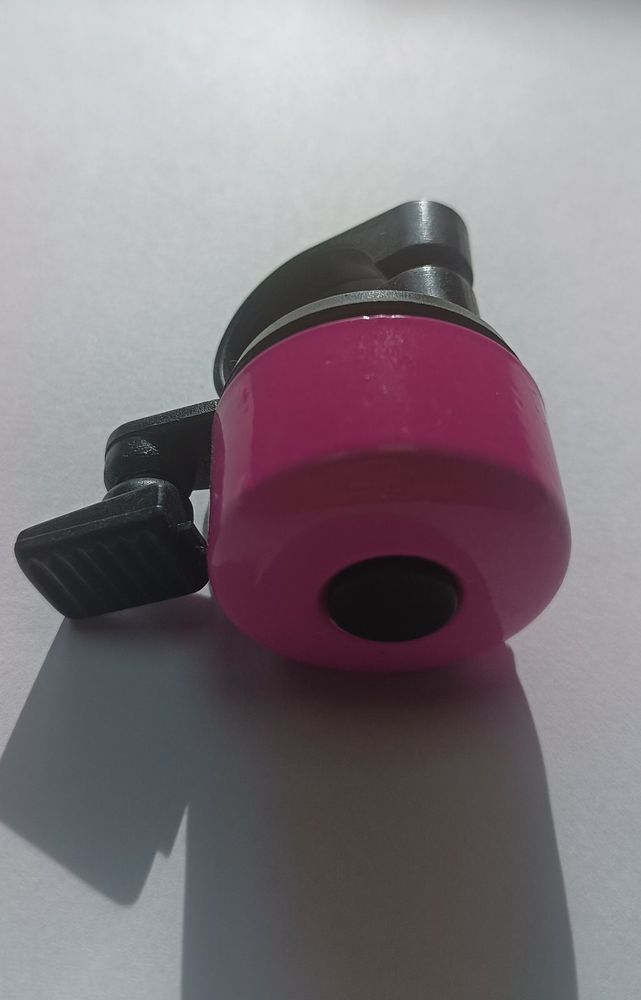 Звонок 11А-04В алюминий/пластикцвет,черно- розовый