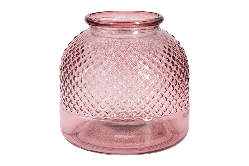 Ваза San Miguel Diamante розовая 24 см