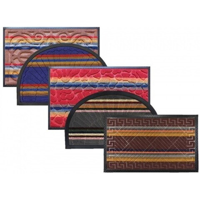 Коврик Мульти полукруг, из полипропилена на резиновой основе 40х60 см 1-3 шт. Бежевый