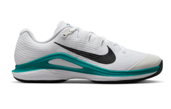 Мужские кроссовки теннисные Nike Zoom Vapor 12 - white/black/radiant emerald