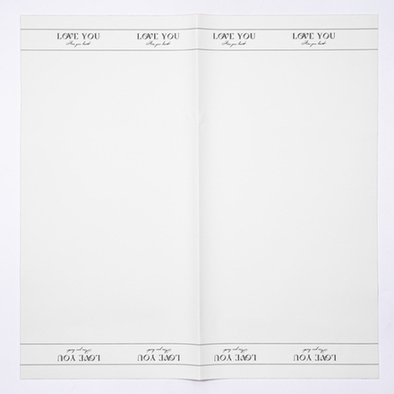 ЛИСТ матовый "Любовь" 57*57см/10шт