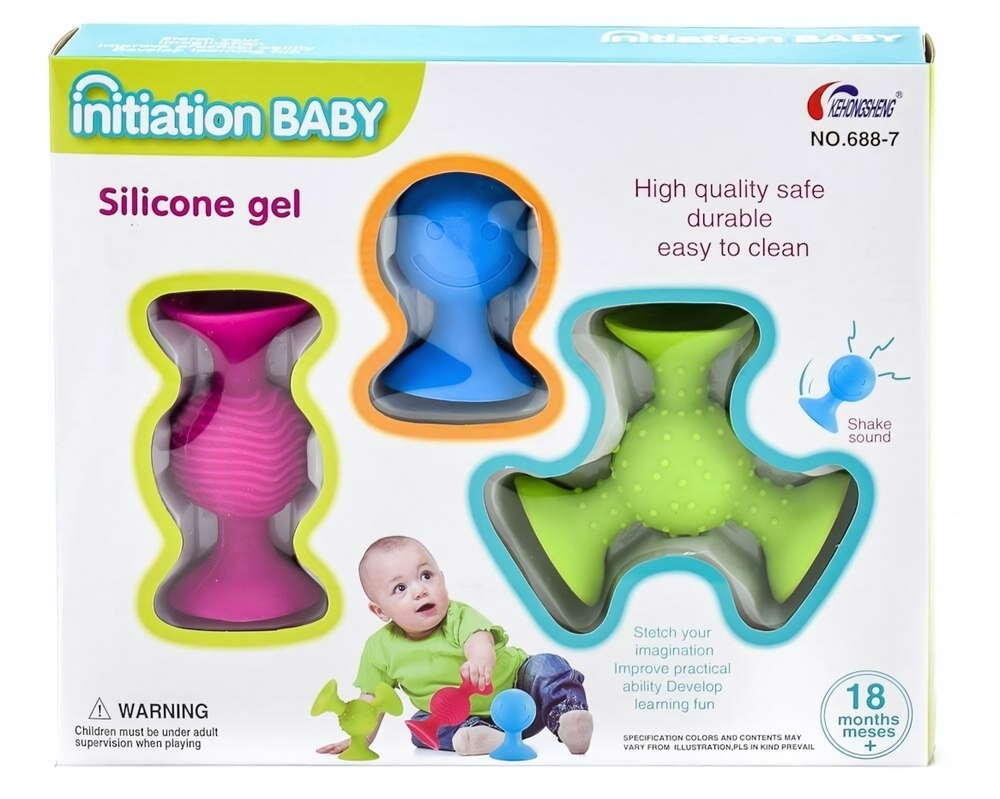 Конструктор на присосках, коробка 688-7