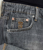 Джинсовые шорты BANDITS One Teaspoon - серый(26845)