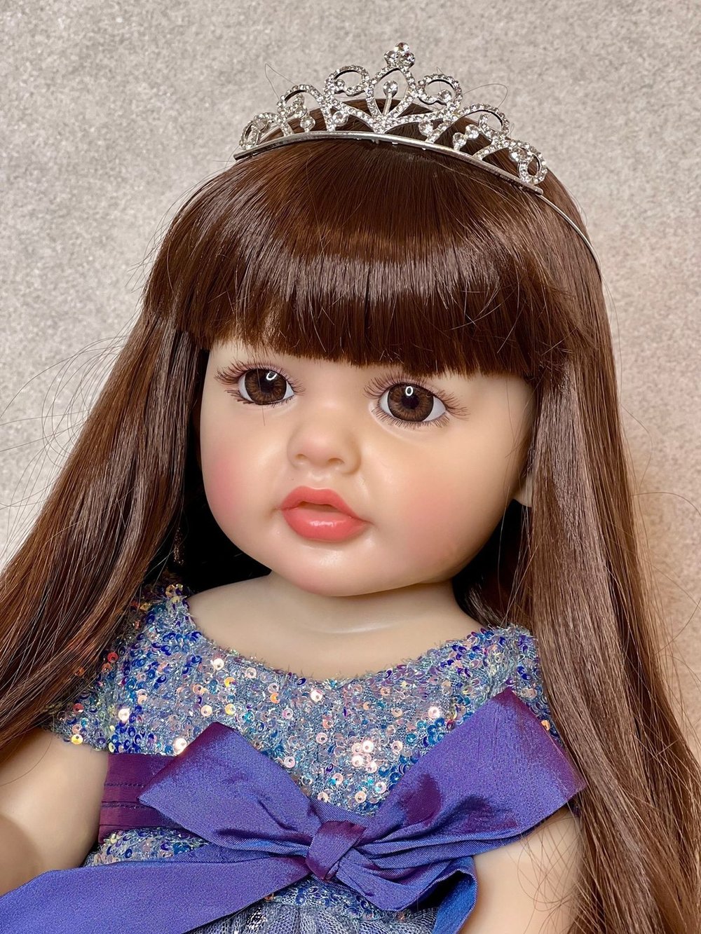 Кукла Реборн виниловая 55см в пакете (FA-539)