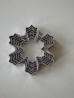 Набор каттеров для вырезания снежинок ( 6 штук)