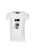 Футболка Karl Lagerfeld Kids - белый(Z30111)