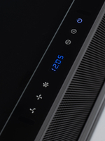 Кухонная вытяжка MACBI B-MTA-G60GW BL1200м3/ч Черная, Жесты+Wi-Fi, авто выдвижная