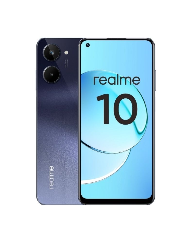 Смартфон Realme RMX3630 10 128Gb 8Gb черный моноблок 3G 4G 2Sim 6.4&quot; 1080x2400 Android 12 50Mpix 802.11 a/b/g/n/ac NFC GPS GSM900/1800 GSM1900 TouchSc microSD