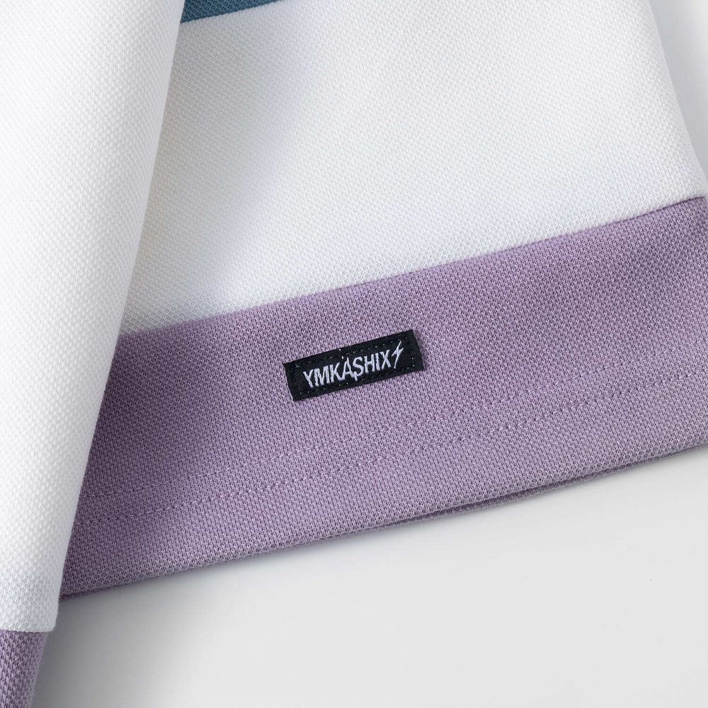 Поло Ymkashix пурпурное