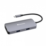 Многопортовый разветвитель Verbatim USB-C Pro CMH-05 на 5 портов