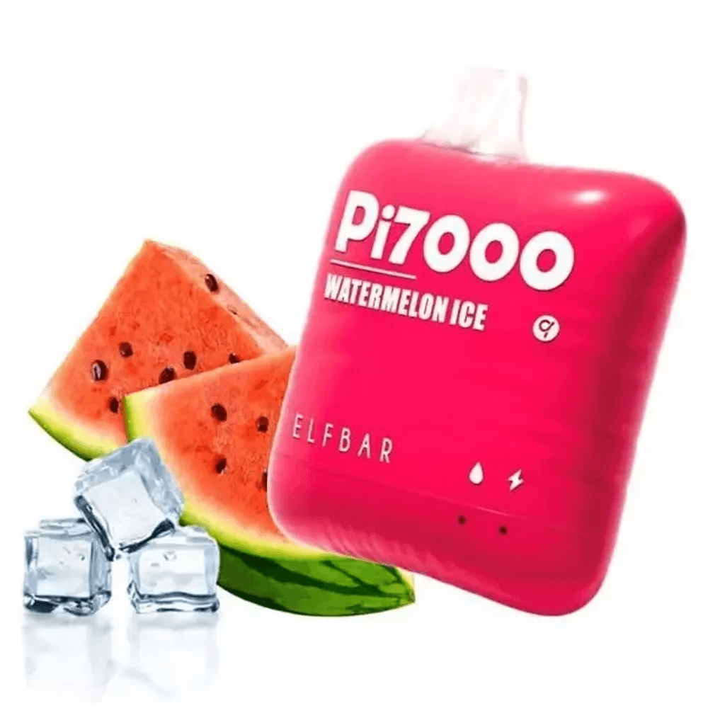 Одноразовая электронная сигарета Elf Bar Pi 7000 - Watermelon Ice (Ледяной Арбуз) 7000 затяжек