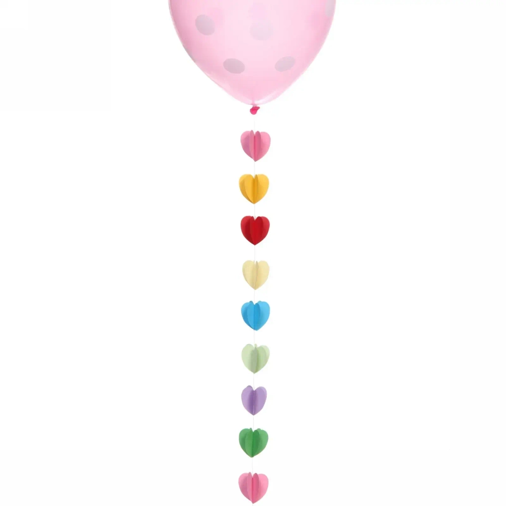 Лента «Сердце» 2 метра , микс