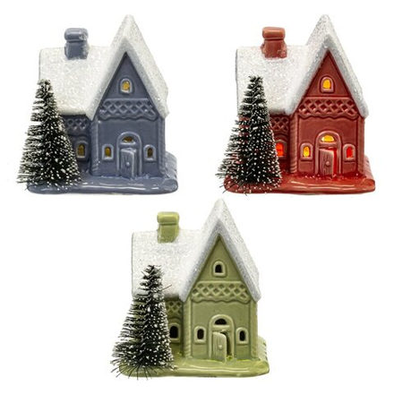 GAEM Фигурка декоративная с подсветкой "Домик" L7,5 W6 H8 см, (2хLR44), 3в.
