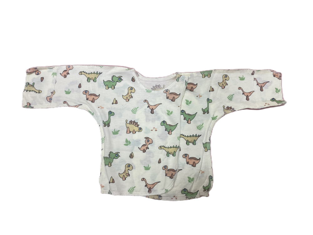 Распашонка с кнопкой на плече из кулирки (100% хлопок) на рост 56 см