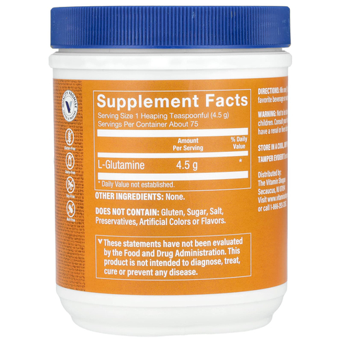 The Vitamin Shoppe, L-глютамин в порошке, 340 г (12 унций)