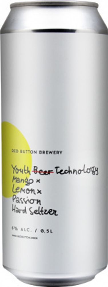 Пиво Рэд Баттон Юс Бир Технолоджи / Red Button Youth Beer Technology 0.5л - 10шт