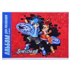 Rəsm albomu \ Альбом для рисования 40 листов "Дикие Скричеры"