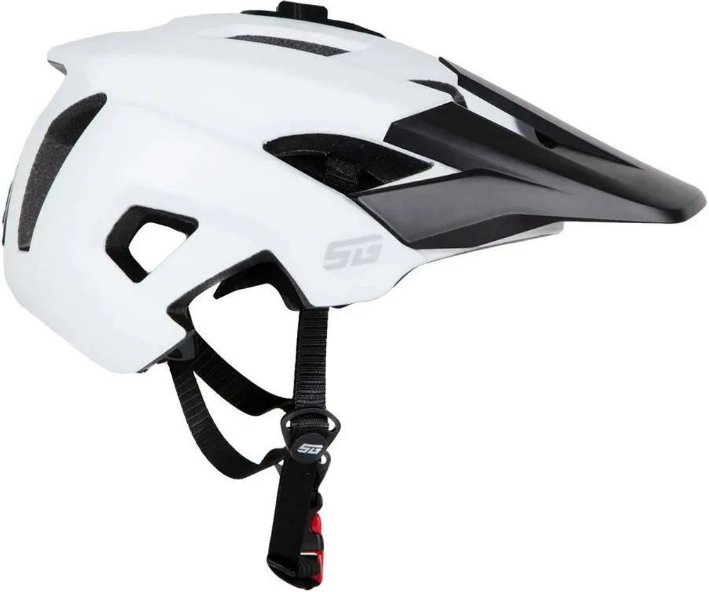 Шлем STG WT-085 с фонарем, M (54-58 см), белый