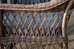 "Амароне" обеденная группа из искусственного ротанга на 6 персон, цвет коричневый