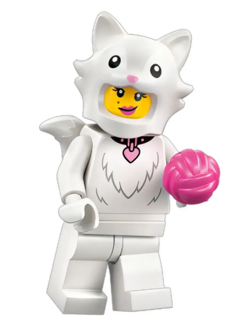 Minifigures Девочка в костюме пушистого кота
