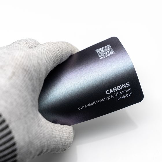 Веер образцов виниловой цветной пленки Carbins