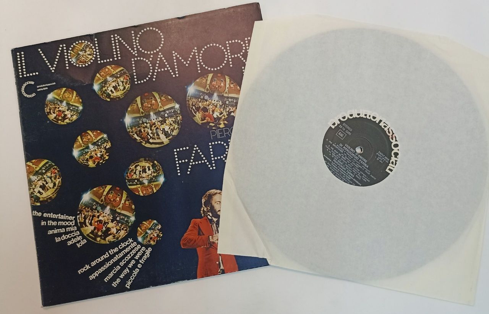 Винтажная виниловая пластинка LP Violino DAmore Di Piergiorgio Farina (Italy 1974)