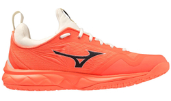 Мужские кроссовки для бадминтона/сквоша Mizuno Wave Luminous 2 - неоновое пламя/черный/bolt2ne