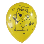 Шар 12" Ассорти Котики, пастель Sp