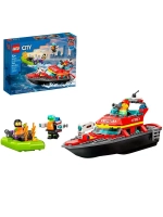 Лего Сити Спасательный пожарный катер 60373 Lego City