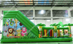 Коммерческий надувной батут "Джунгли малый"