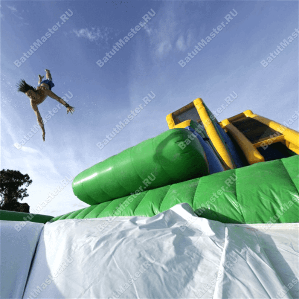 Надувная водная горка «Большой трамплин» 15*8*9 м