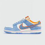 кроссовки Nike Dunk Low Blue / White Wmns