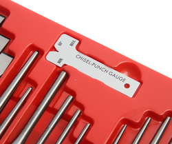 Набор зубил и выколоток 16 предметов в кейсе JTC