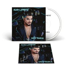 ADAM LAMBERT. High Drama (1CD WITH SIGNED ART CARD) Адам Ламберт