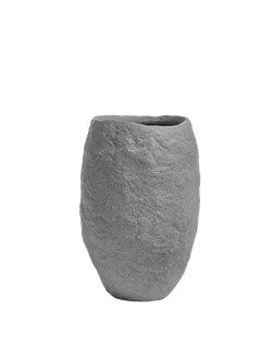 Кашпо TREEZ Effectory - Organic - Высокая чаша - Серый ледник