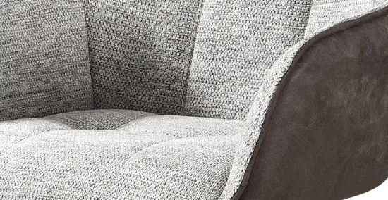 Стул TWIST. поворотно-возвратный 180гр,, бежевый/коричневый / Черный