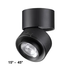 358946 OVER NT22 362 черный Светильник накладной светодиодный IP20 LED 4000К 18W 220V EDDY