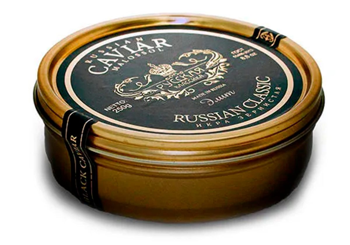 Икра черная осетровая "Русская Классика ЭЛИТ", 250г