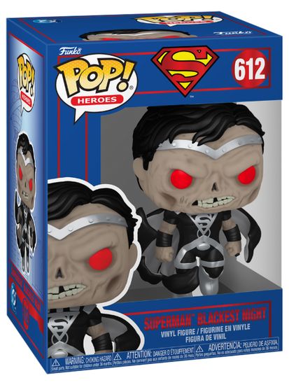 Фигурка Funko POP! Heroes DC Superman Superman Blackest Night (612) 88955 / Фигурка Фанко ПОП! по мотивам вселенной "DC", Супермен