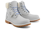 Timberland Premium 6 Inch Waterproof Boot "Light Grey Nubuck" Women"s