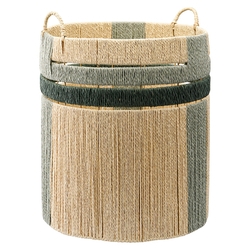 Корзина плетеная Tkano Bongo Sage Ethnic tk24-st_ba0007