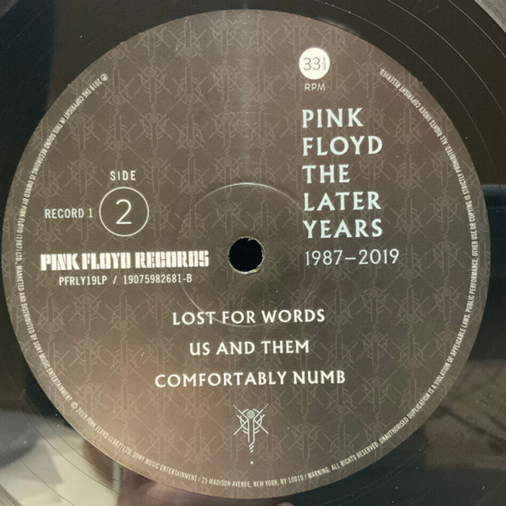 Pink Floyd / The Later Years 1987-2019 (2LP)