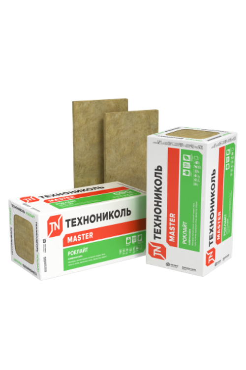 Каменная вата ТЕХНОНИКОЛЬ Роклайт 1200х600х100 мм, 4 шт