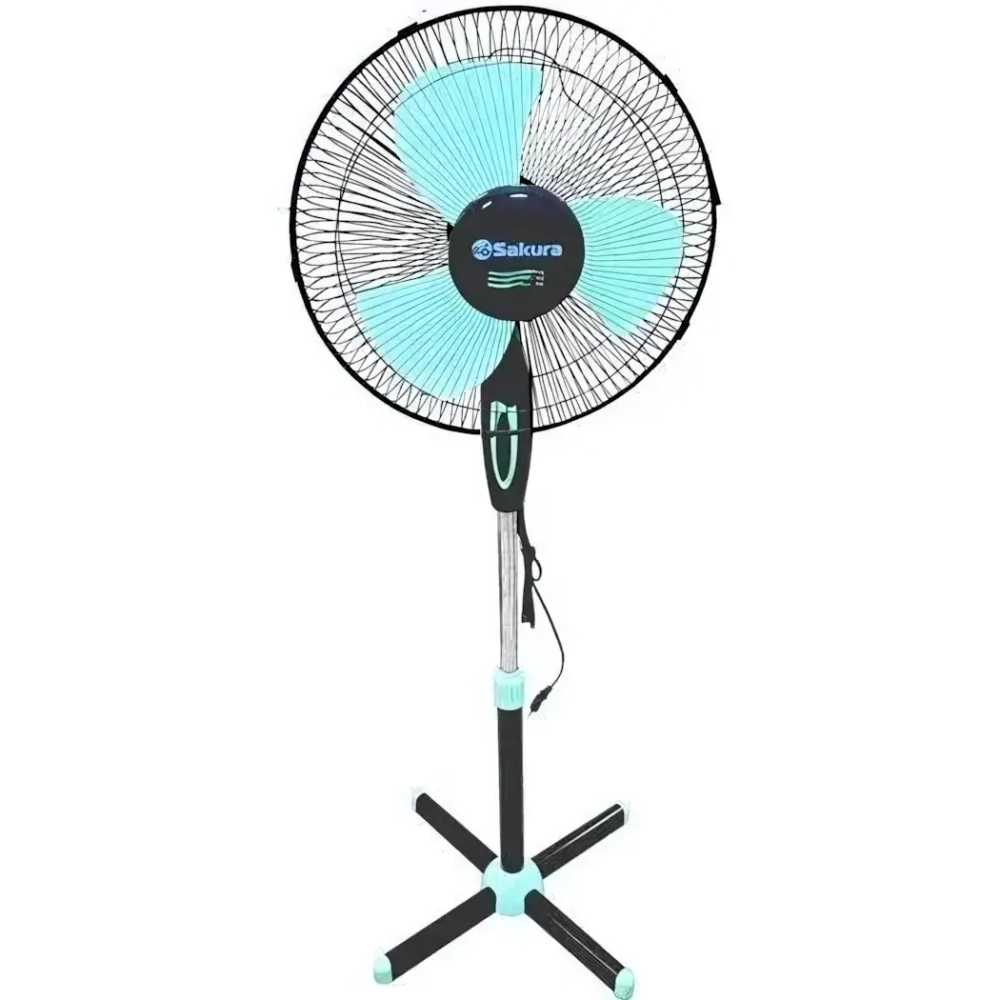 Вентилятор напольный SA-11BR черн/мятн 1 шт./кор.