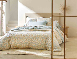 Постельное белье 2 спальное евро Blanc des Vosges Ispahan Perle