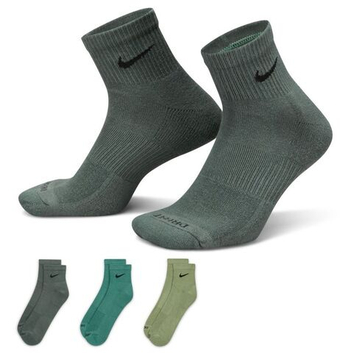 Теннисные носки Nike Everyday Plus Cushioned Training Ankle Socks 3P - разноцветный