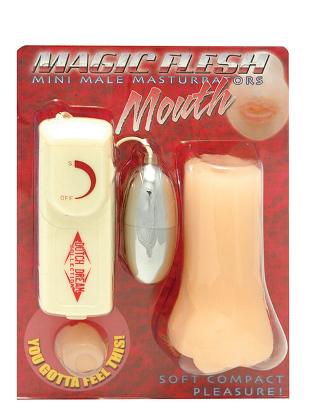 Ороимитатор с вибрацией Magic Flesh Mouth-Style (16,5 см, телесный) (Цвет: телесный)