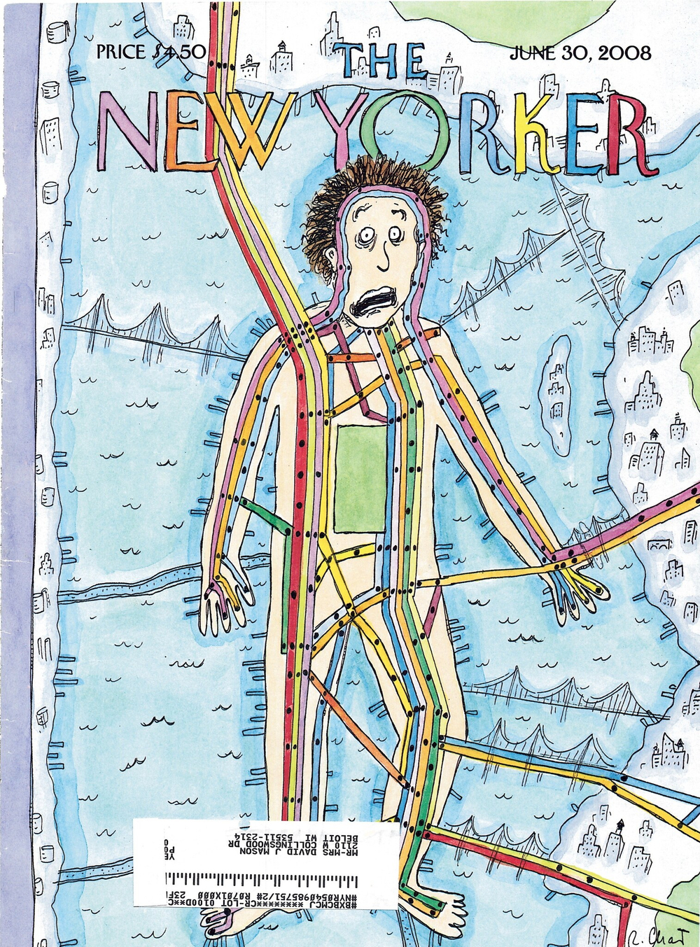 Журнал The New Yorker 30-06-2008, обложка