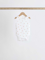 Боди без рукавов для малышей Next K79-885, 5 шт., Белый