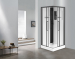 Душевая кабина Esbano ESKM100CKR 100x100x215 черный